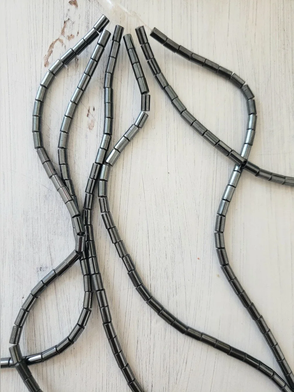 3 Strands Hematite Beads